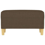 Panca Marrone 70x35x41 cm in Tessuto