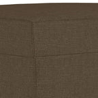 Panca Marrone 70x35x41 cm in Tessuto