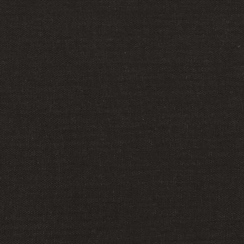 Panca Nero 70x35x41 cm in Tessuto