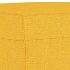 Panca Giallo Chiaro 70x35x41 cm in Tessuto