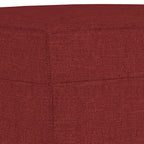 Panca Rosso Vino 70x35x41 cm in Tessuto