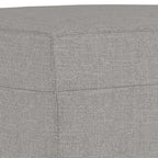 Panca Grigio chiaro 100x35x41 cm in Tessuto