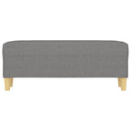 Panca Grigio Scuro 100x35x41 cm in Tessuto