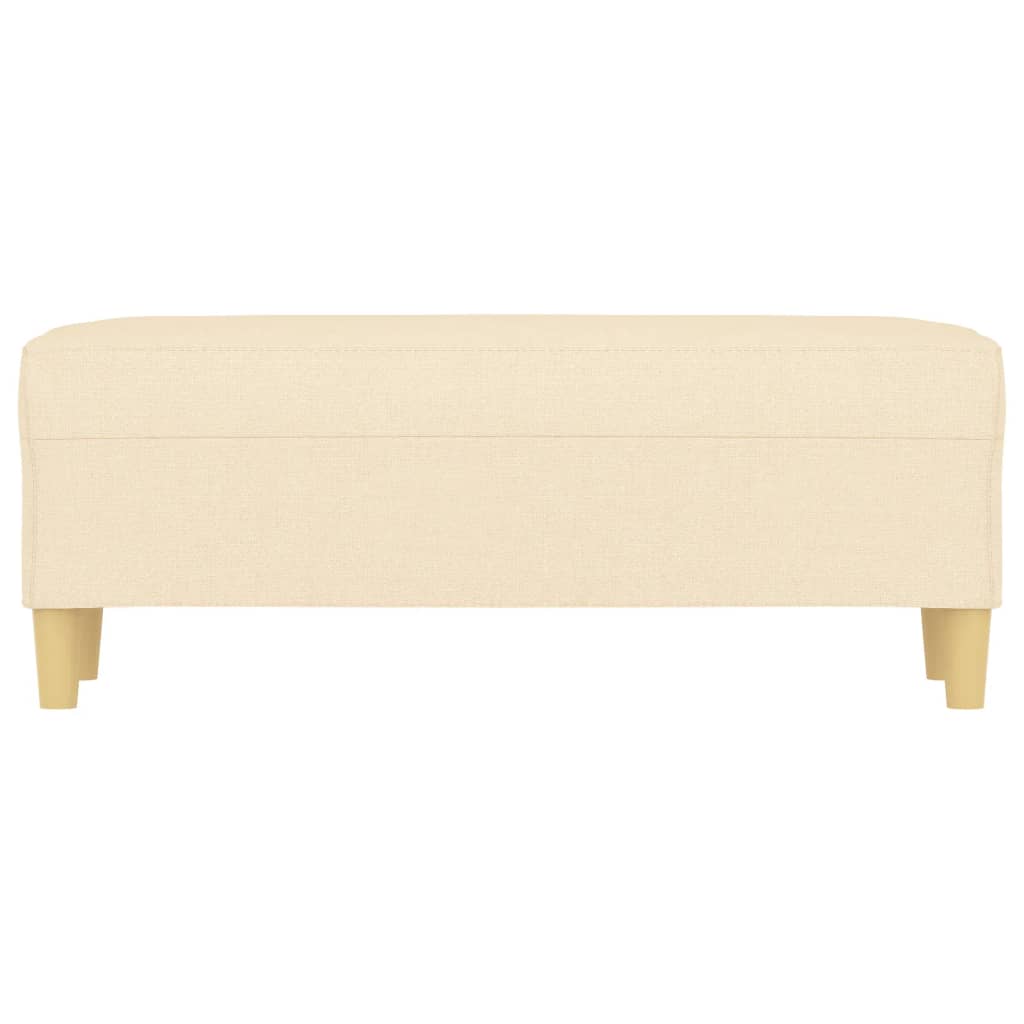 Panca Crema 100x35x41 cm in Tessuto