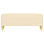 Panca Crema 100x35x41 cm in Tessuto