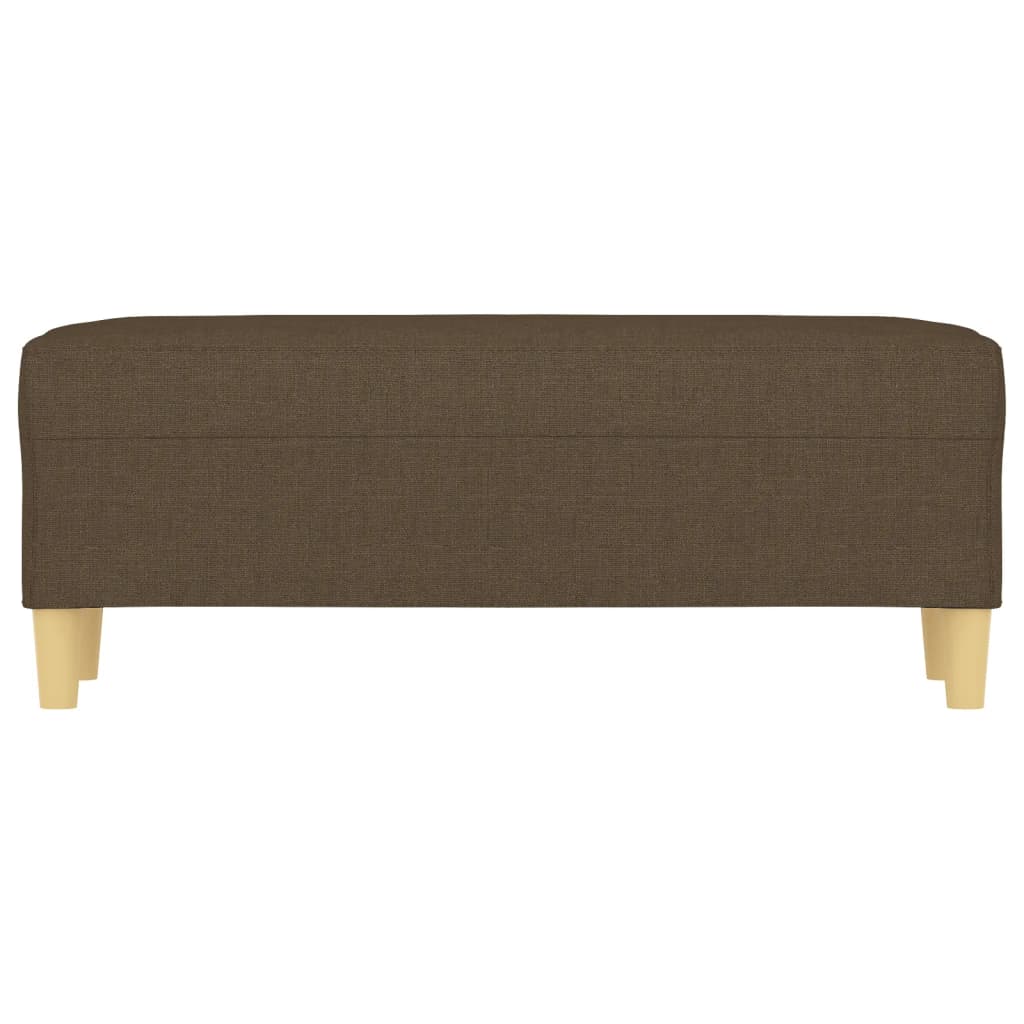 Panca Marrone 100x35x41 cm in Tessuto