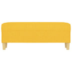 Panca Giallo Chiaro 100x35x41 cm in Tessuto