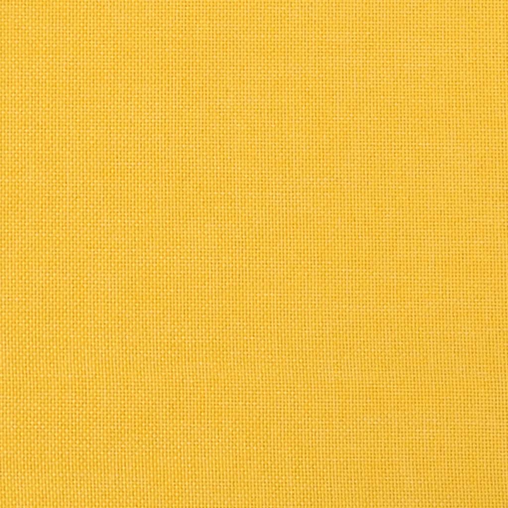 Panca Giallo Chiaro 100x35x41 cm in Tessuto