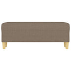 Panca Tortora 100x35x41 cm in Tessuto