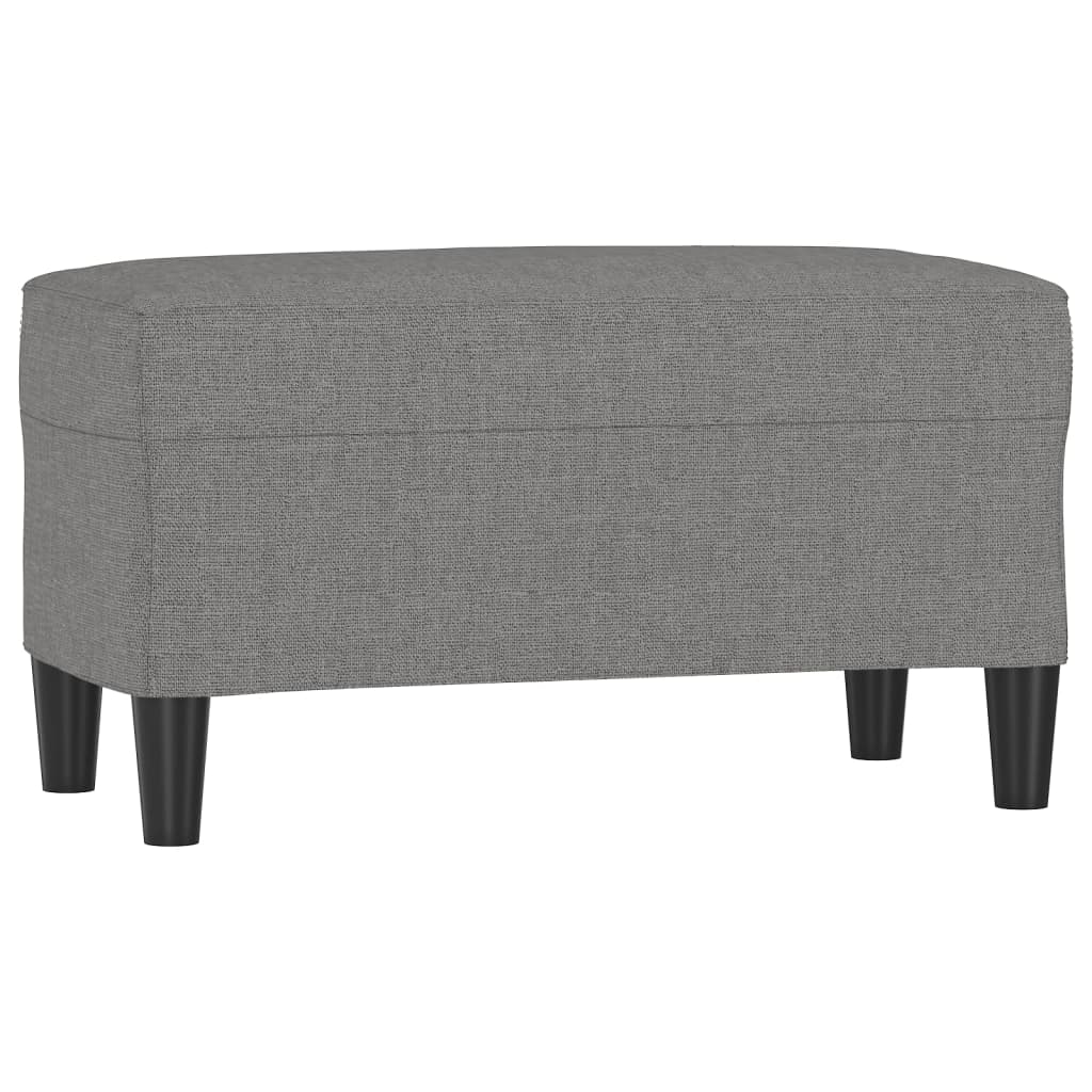 Panca Grigio Scuro 70x35x41 cm in Tessuto