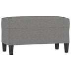 Panca Grigio Scuro 70x35x41 cm in Tessuto