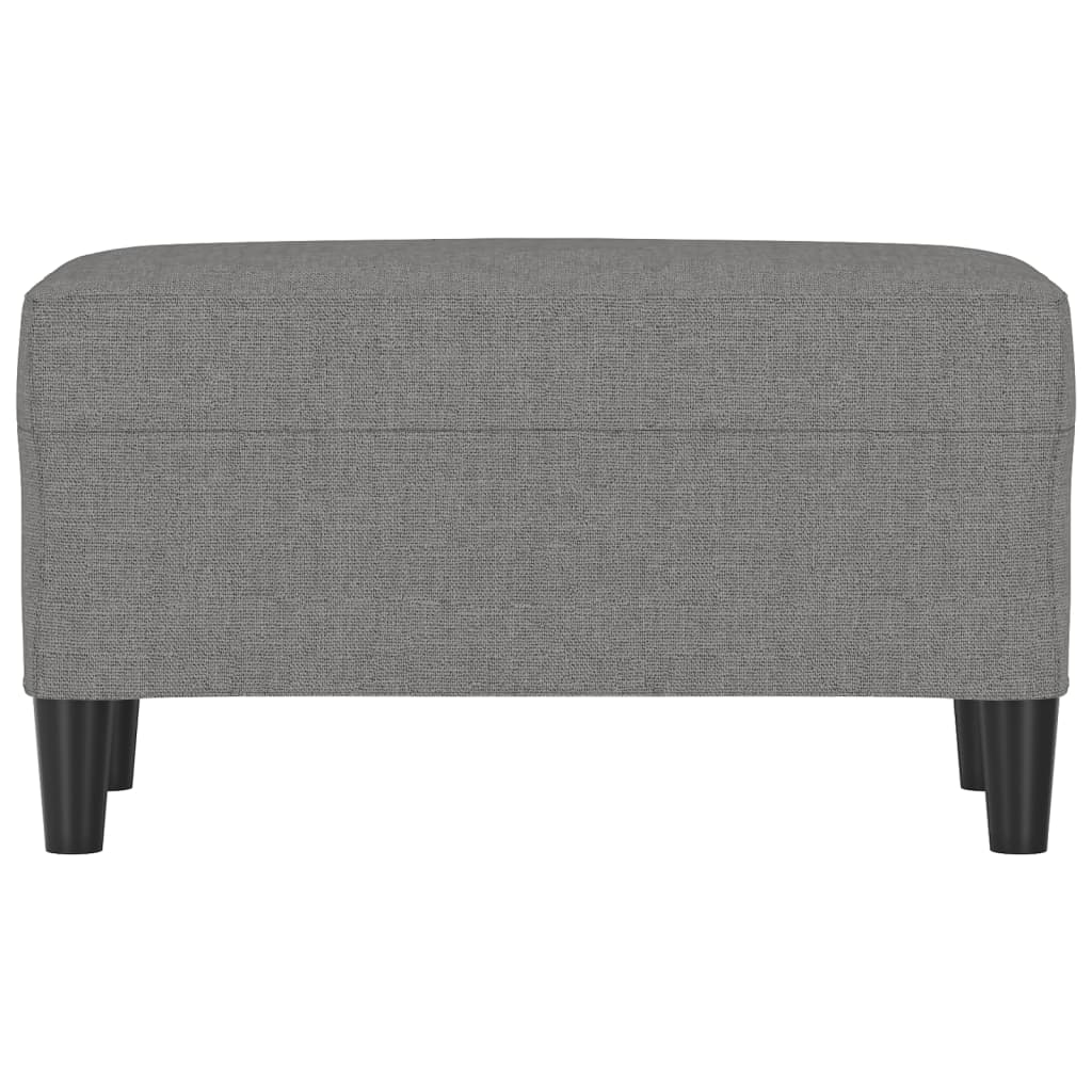 Panca Grigio Scuro 70x35x41 cm in Tessuto
