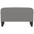 Panca Grigio Scuro 70x35x41 cm in Tessuto