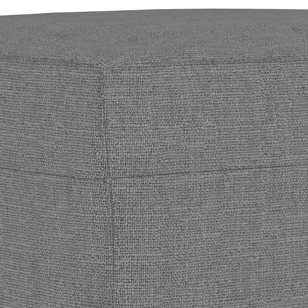 Panca Grigio Scuro 70x35x41 cm in Tessuto