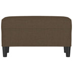 Panca Marrone 70x35x41 cm in Tessuto