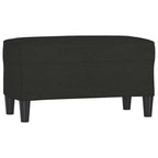 Panca Nero 70x35x41 cm in Tessuto