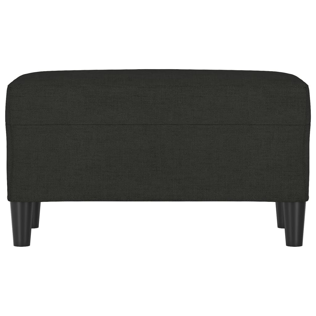 Panca Nero 70x35x41 cm in Tessuto
