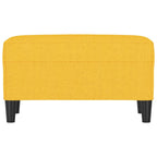 Panca Giallo Chiaro 70x35x41 cm in Tessuto