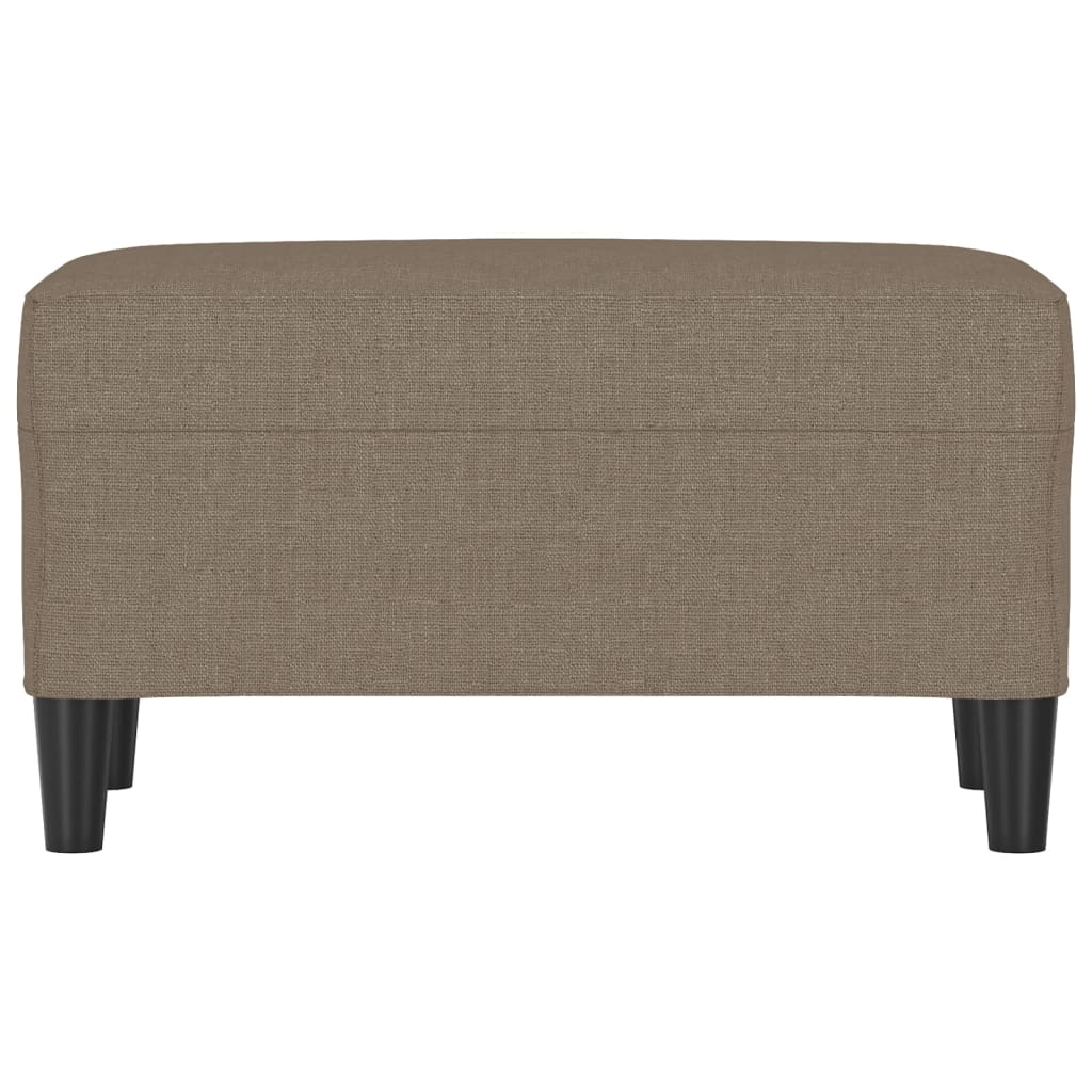 Panca tortora 70x35x41 cm in Tessuto