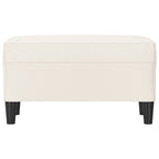 Panca Crema 70x35x41 cm in Similpelle