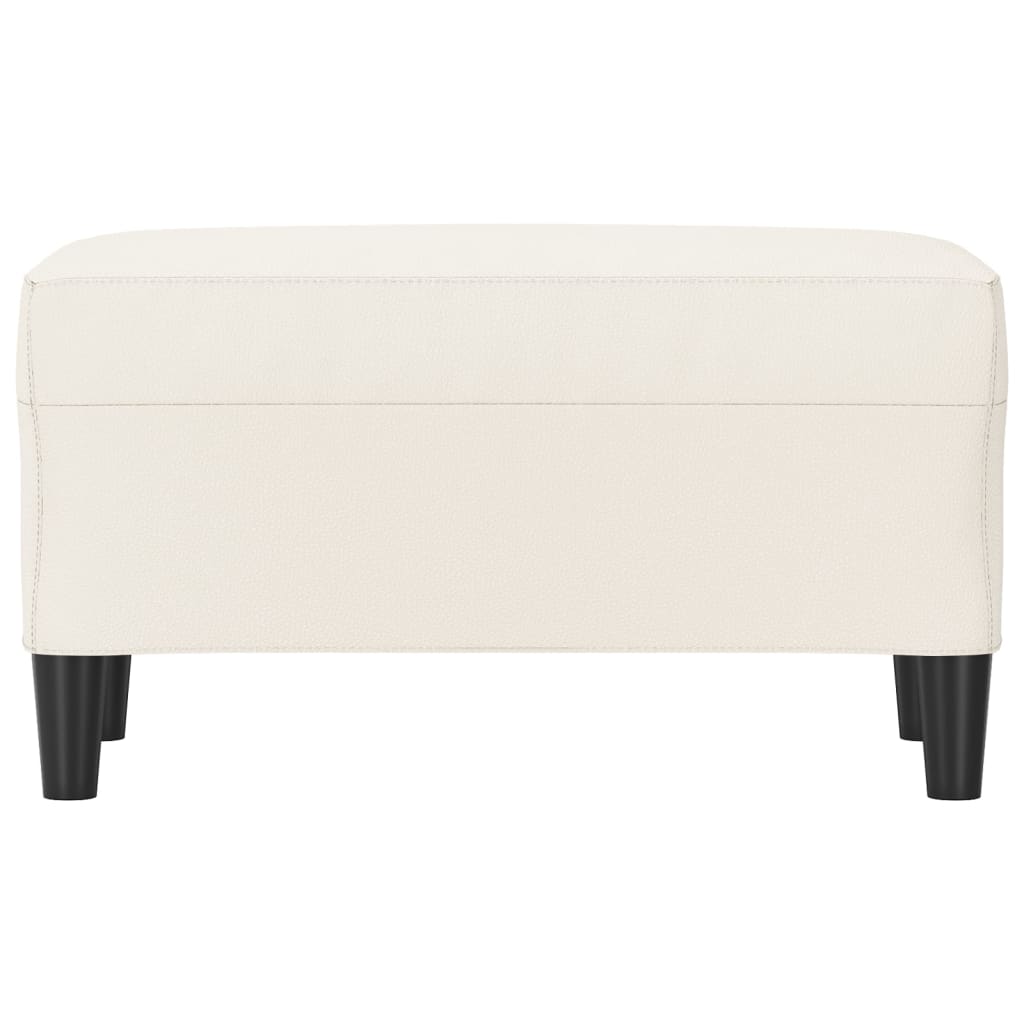 Panca Crema 70x35x41 cm in Similpelle