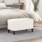Panca Crema 70x35x41 cm in Similpelle