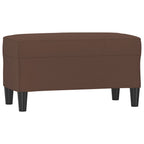 Panca Marrone 70x35x41 cm in Similpelle
