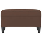 Panca Marrone 70x35x41 cm in Similpelle