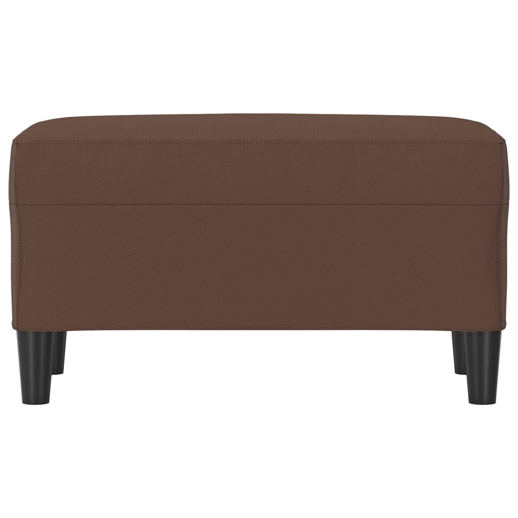 Panca Marrone 70x35x41 cm in Similpelle
