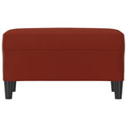 Panca Rosso Vino 70x35x41 cm in Similpelle