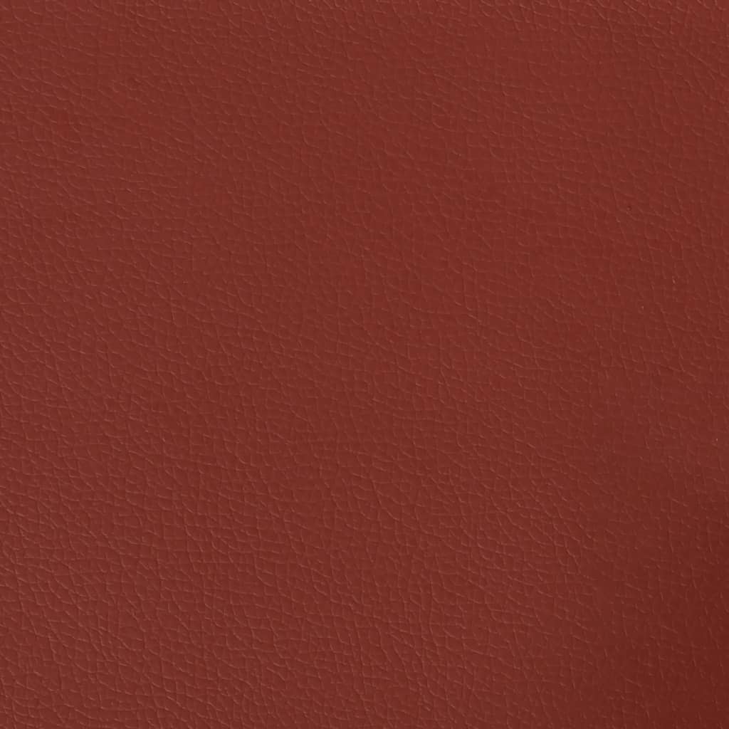Panca Rosso Vino 70x35x41 cm in Similpelle