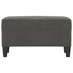 Panca Grigio Scuro 70x35x41 cm in Velluto