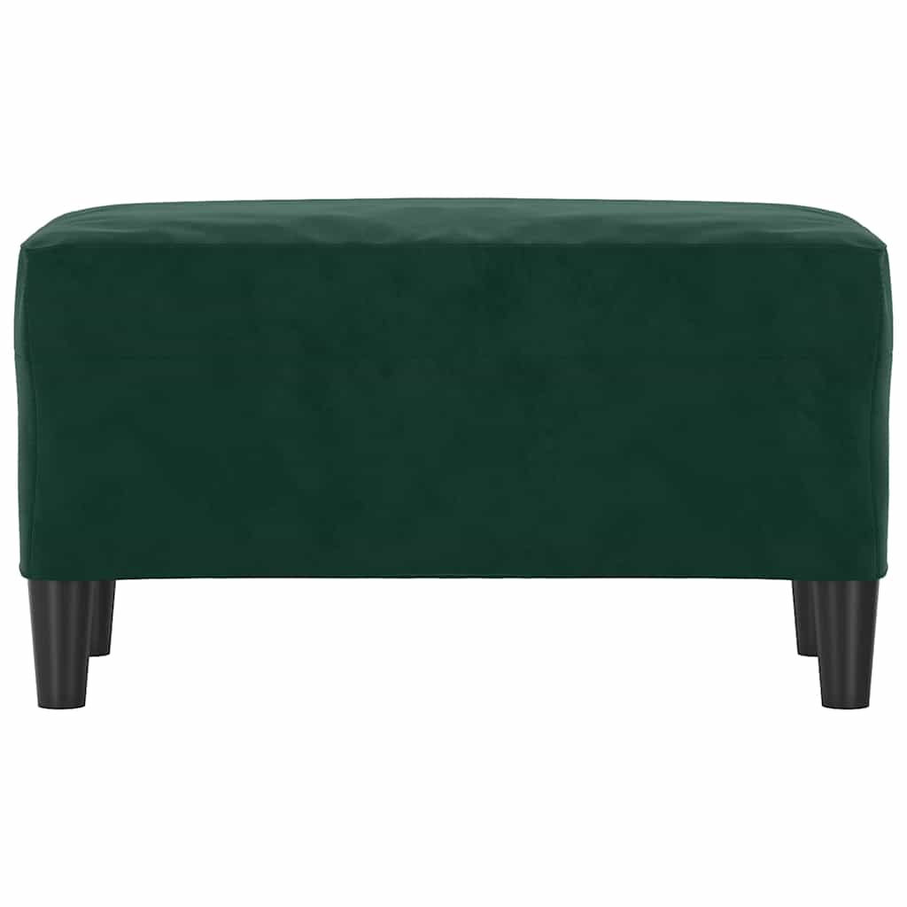 Panca Verde Scuro 70x35x41 cm in Velluto