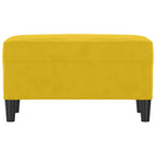 Panca Giallo 70x35x41 cm in Velluto