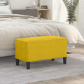 Panca Giallo 70x35x41 cm in Velluto