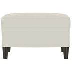 Panca crema 70x35x41 cm in Velluto