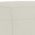 Panca crema 70x35x41 cm in Velluto