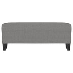 Panca Grigio Scuro 100x35x41 cm in Tessuto