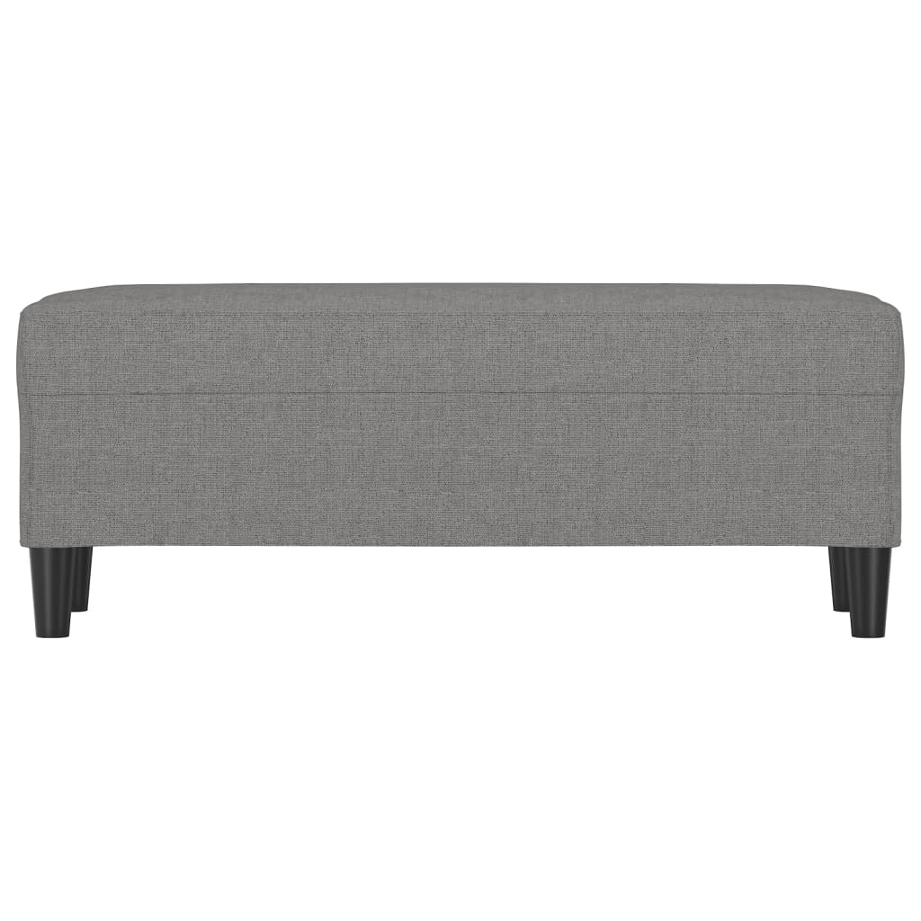 Panca Grigio Scuro 100x35x41 cm in Tessuto