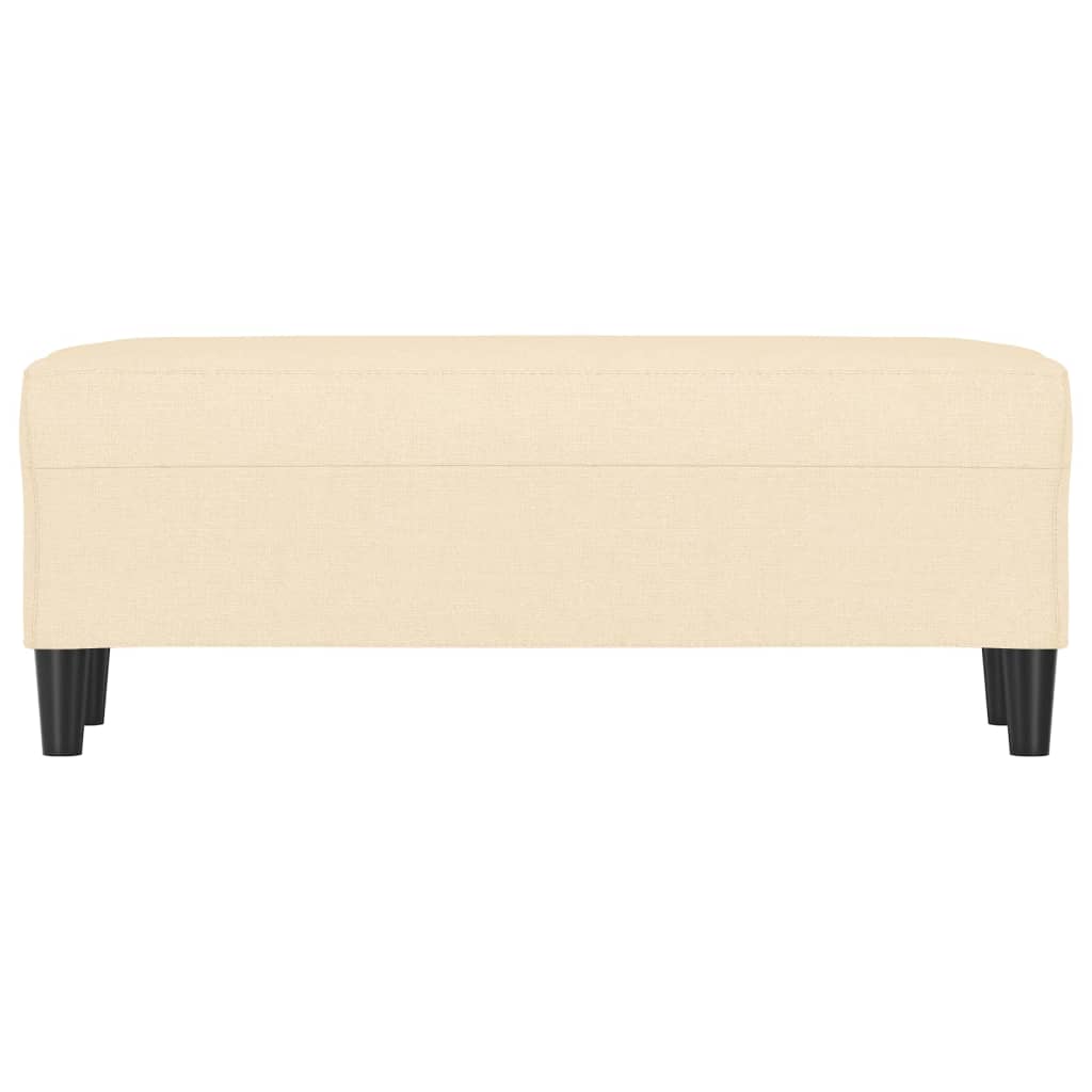 Panca Crema 100x35x41 cm in Tessuto