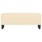 Panca Crema 100x35x41 cm in Tessuto