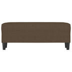 Panca Marrone 100x35x41 cm in Tessuto