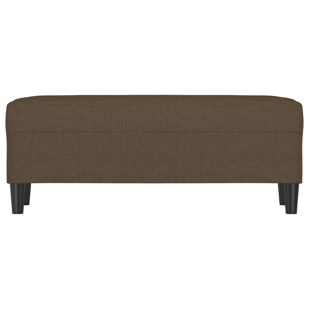 Panca Marrone 100x35x41 cm in Tessuto