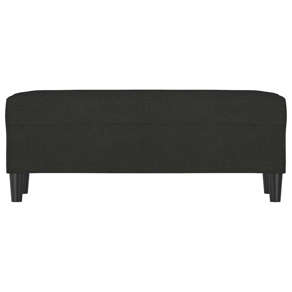 Panca Nera 100x35x41 cm in Tessuto