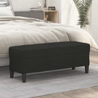 Panca Nera 100x35x41 cm in Tessuto