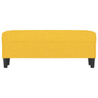 Panca Giallo Chiaro 100x35x41 cm in Tessuto