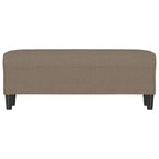 Panca Tortora 100x35x41 cm in Tessuto