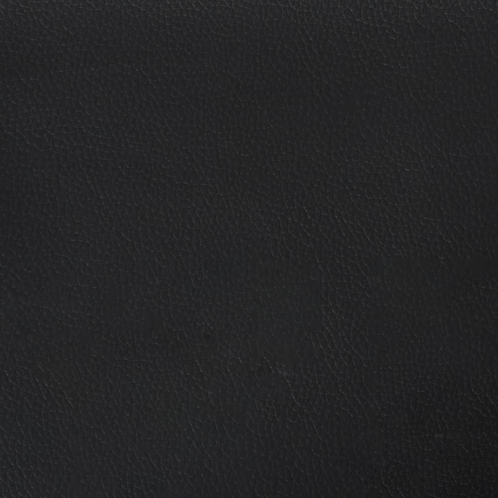 Panca Nera 100x35x41 cm in Similpelle