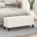 Panca Crema 100x35x41 cm in Similpelle