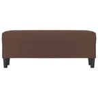 Panca Marrone 100x35x41 cm in Similpelle